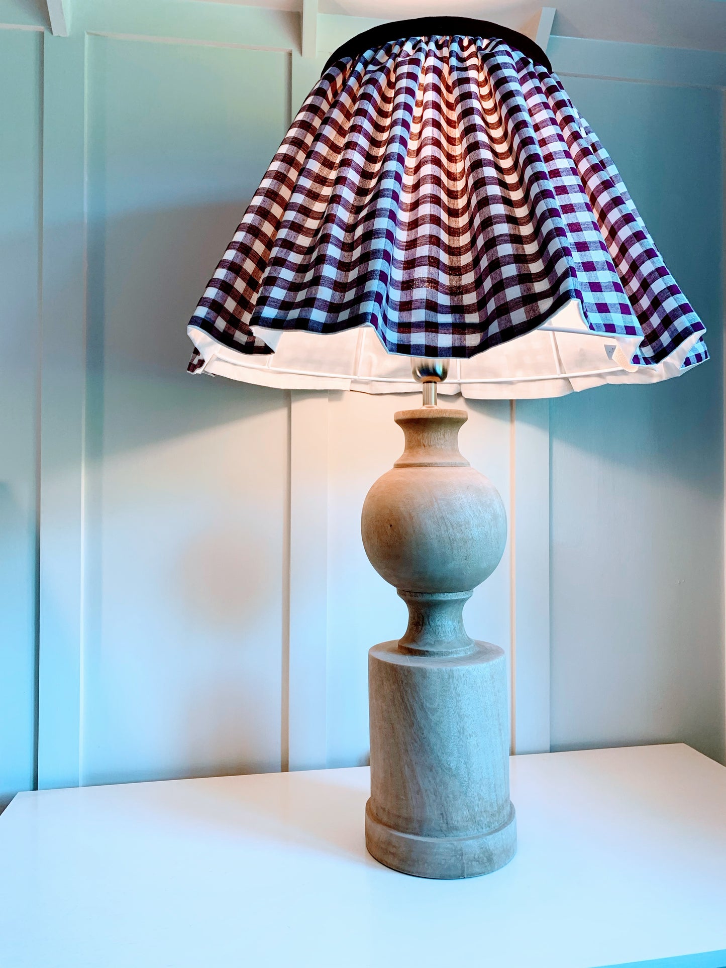 Berry Gingham Petticoat - sewn to order