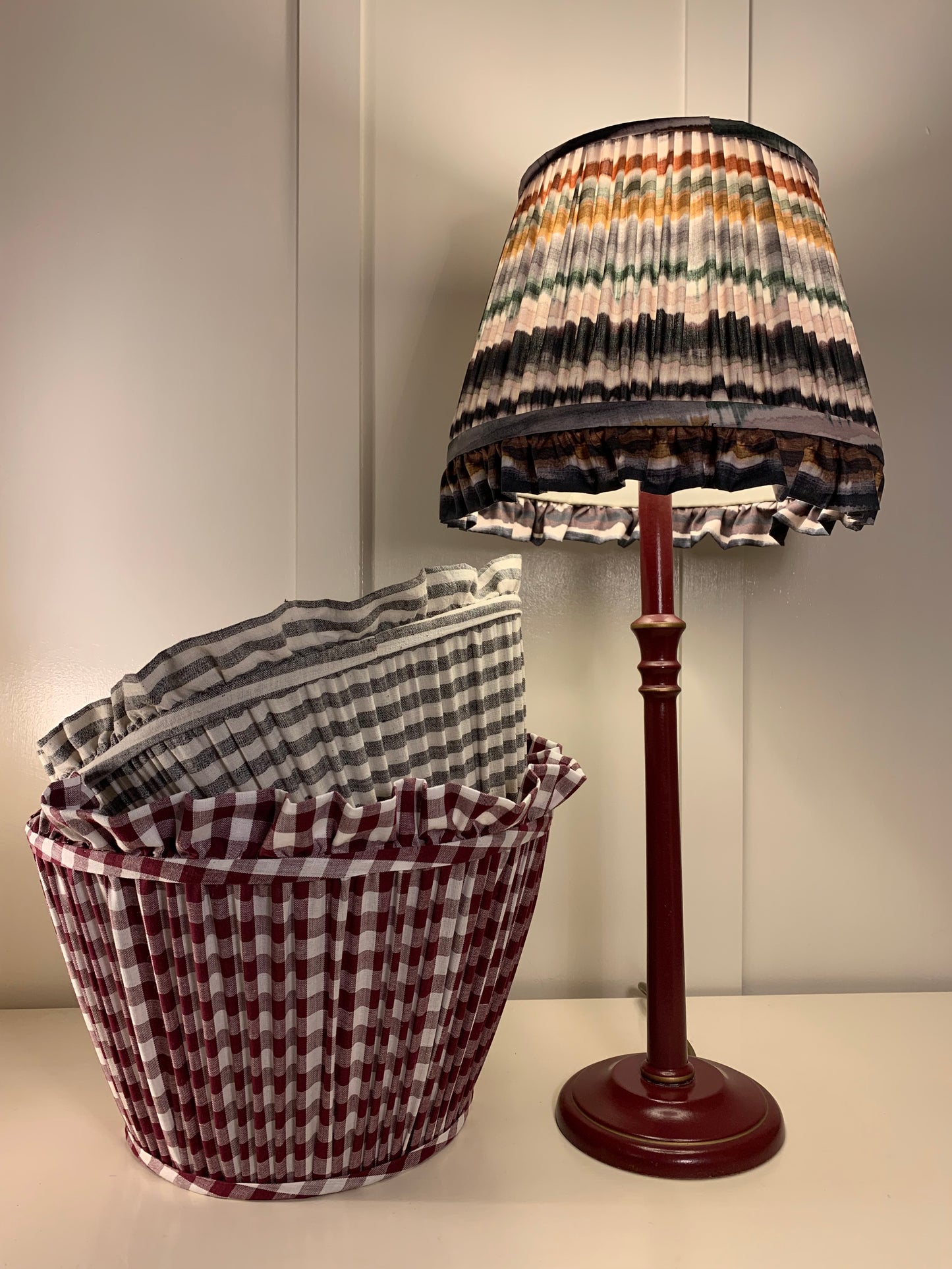 Nina Campbell Cawdor Ruffle - Sewn to order