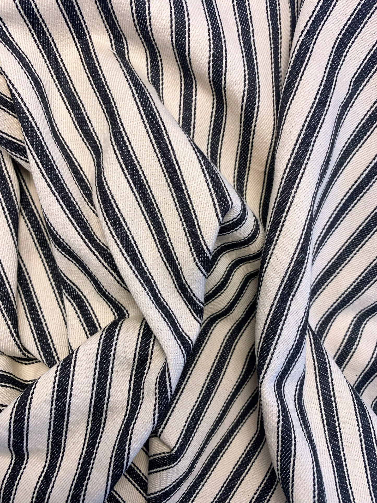 Ticking Drum in Black - sewn to order
