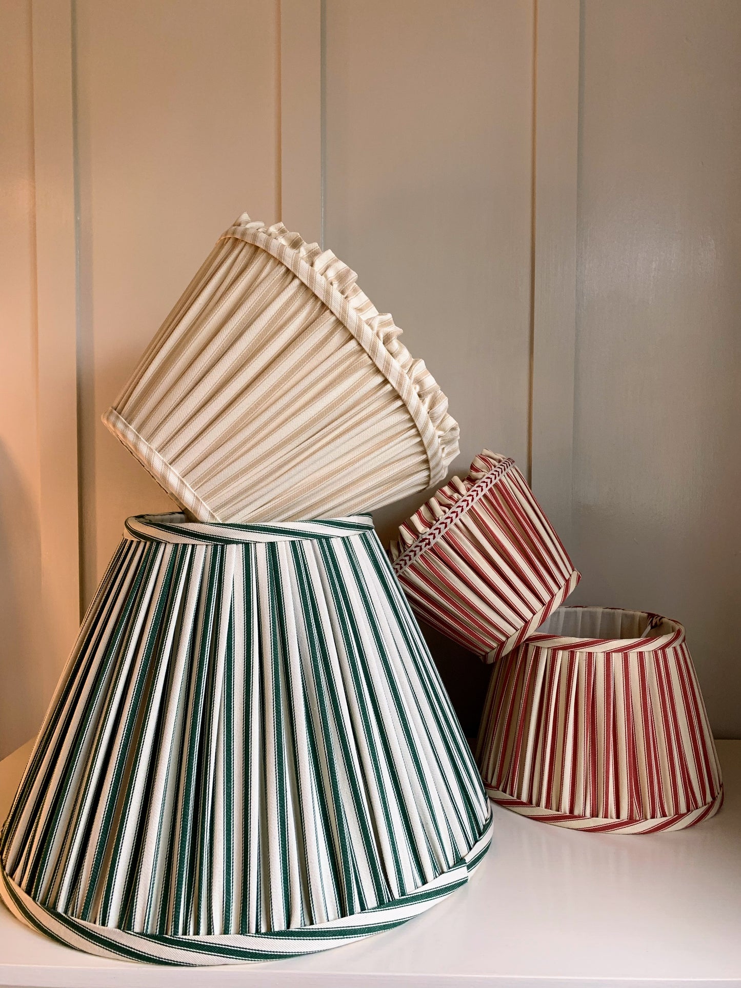 Ticking Drum in Terracotta - sewn to order