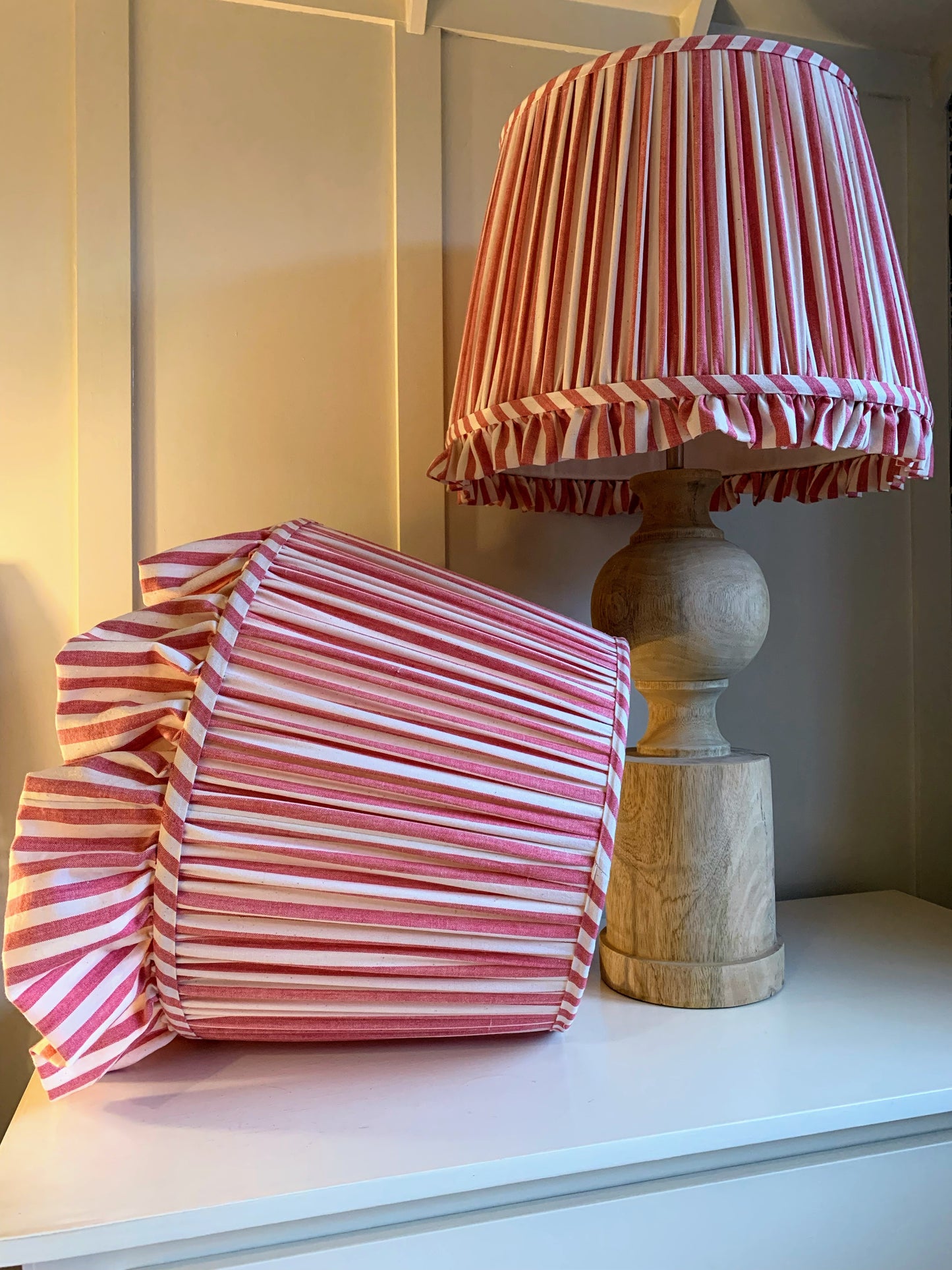 Candy Stripe Ruffle - sewn to order