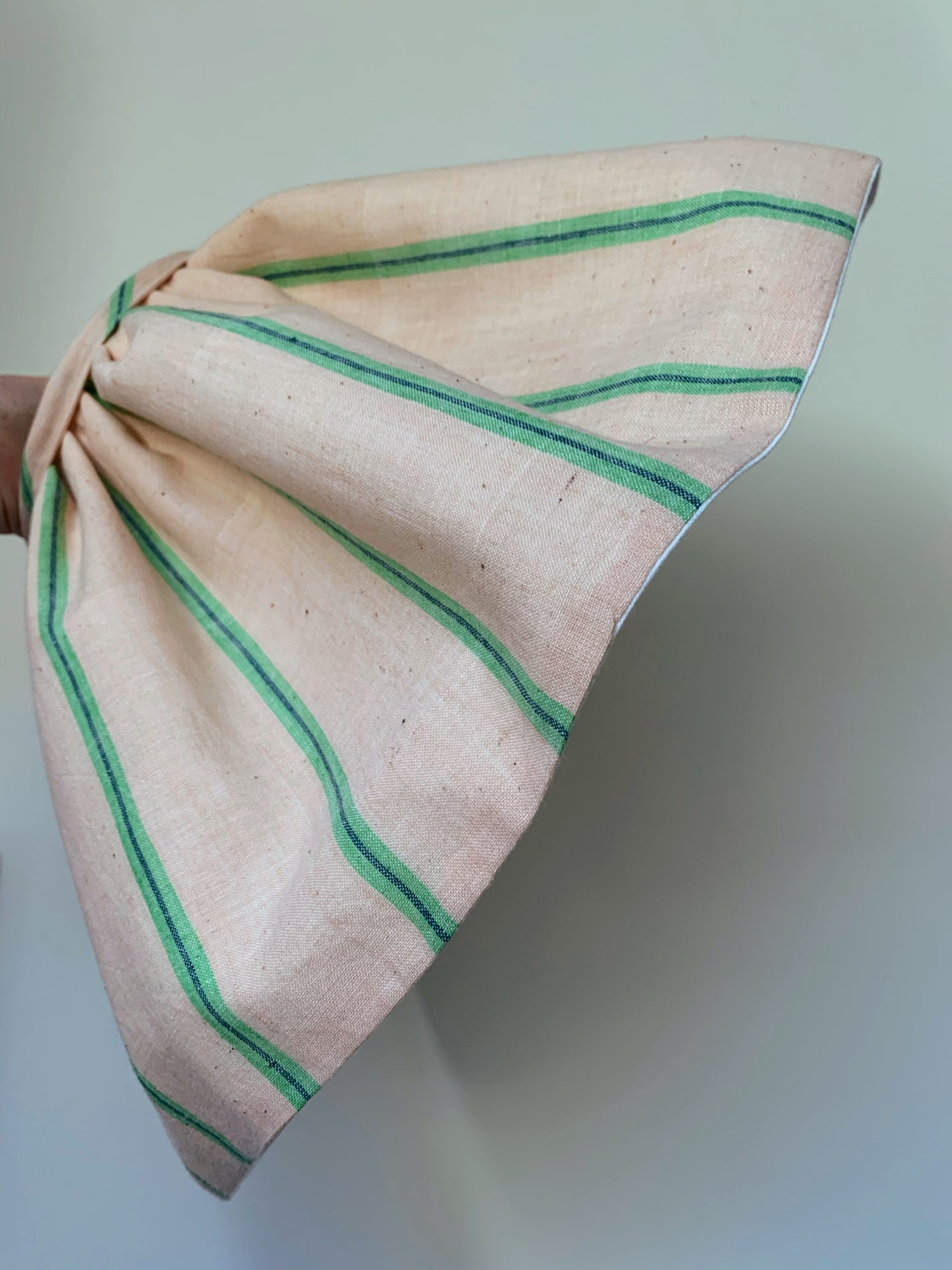 Pistachio Stripe Petticoat - sewn to order