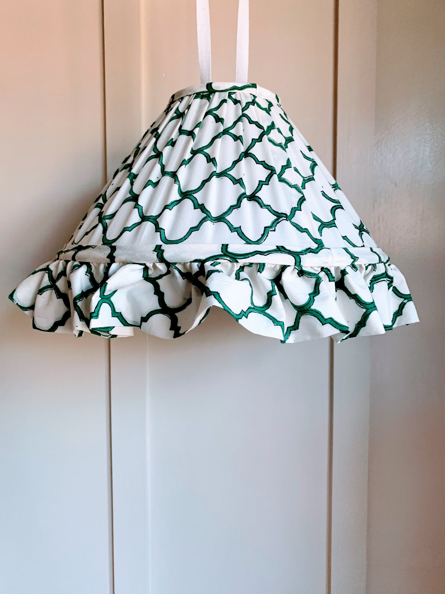 Trellis Pendant Ruffle - sewn to order
