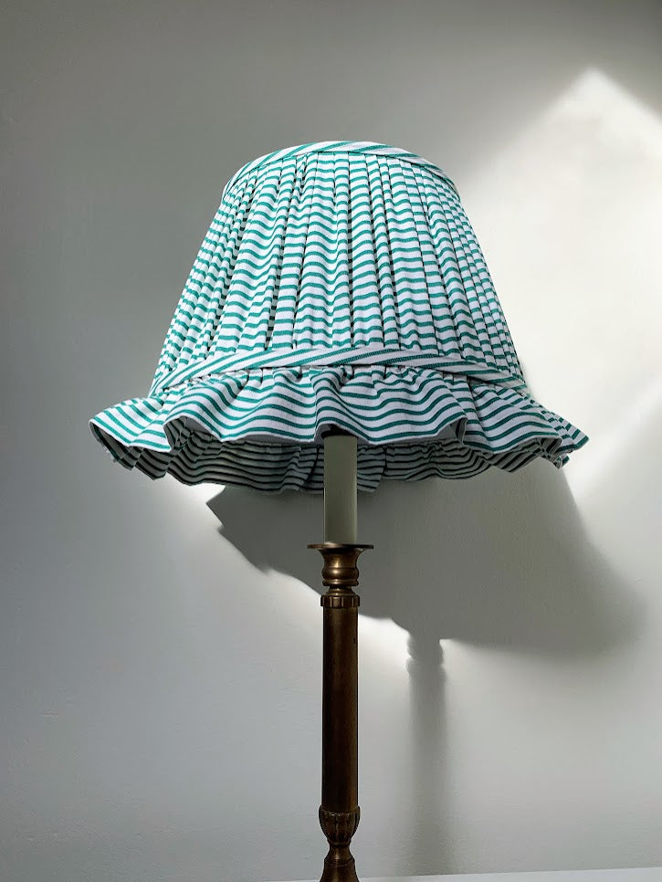 Forest Stripe Ruffle - Sewn to order