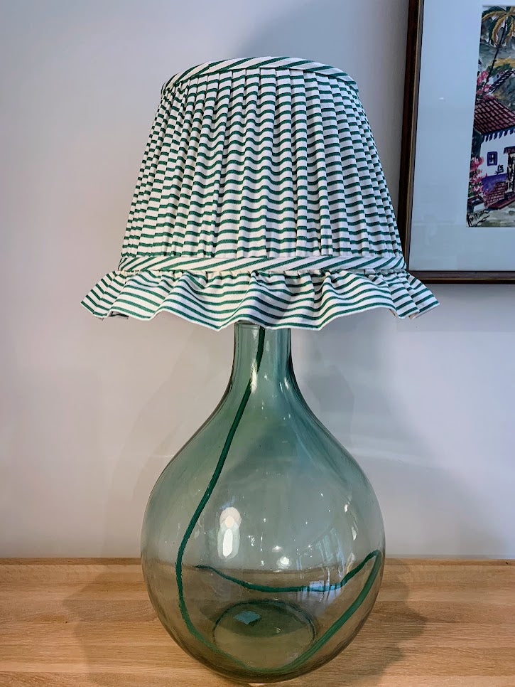 Forest Stripe Ruffle - Sewn to order