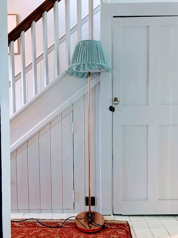 Forest Stripe Ruffle - Sewn to order