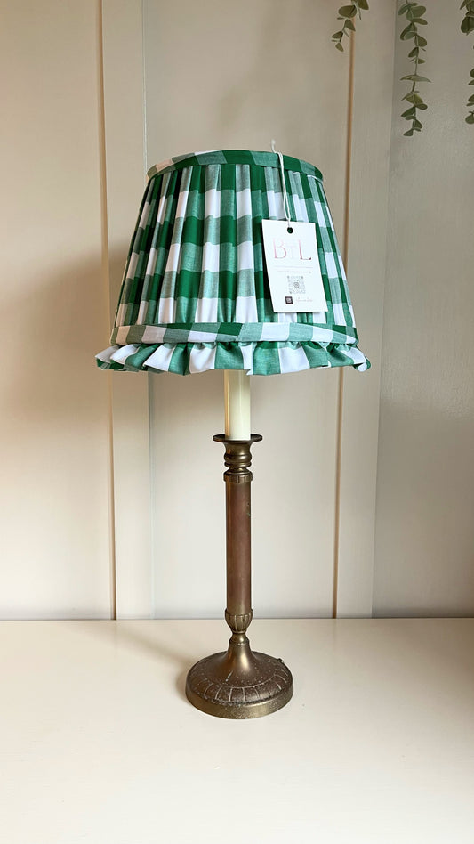 Emerald Gingham Ruffle