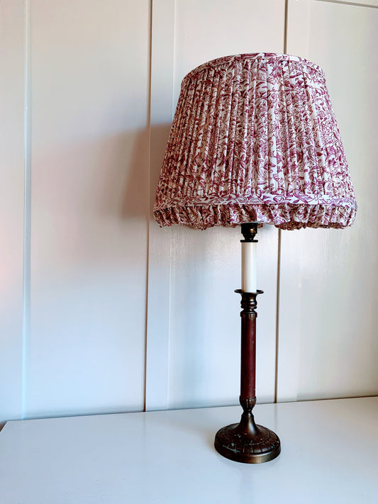 Damson Floral Ruffle - sewn to order