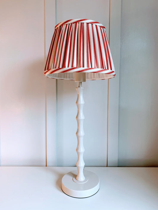 Ticking Drum in Terracotta Red