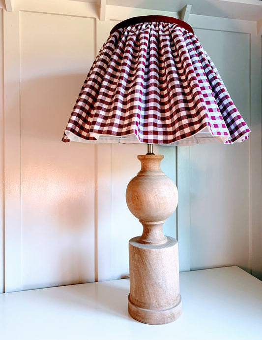 Berry Gingham Petticoat - sewn to order