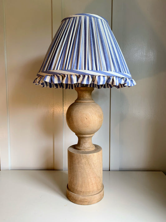 Alice Blue Stripe Ruffle