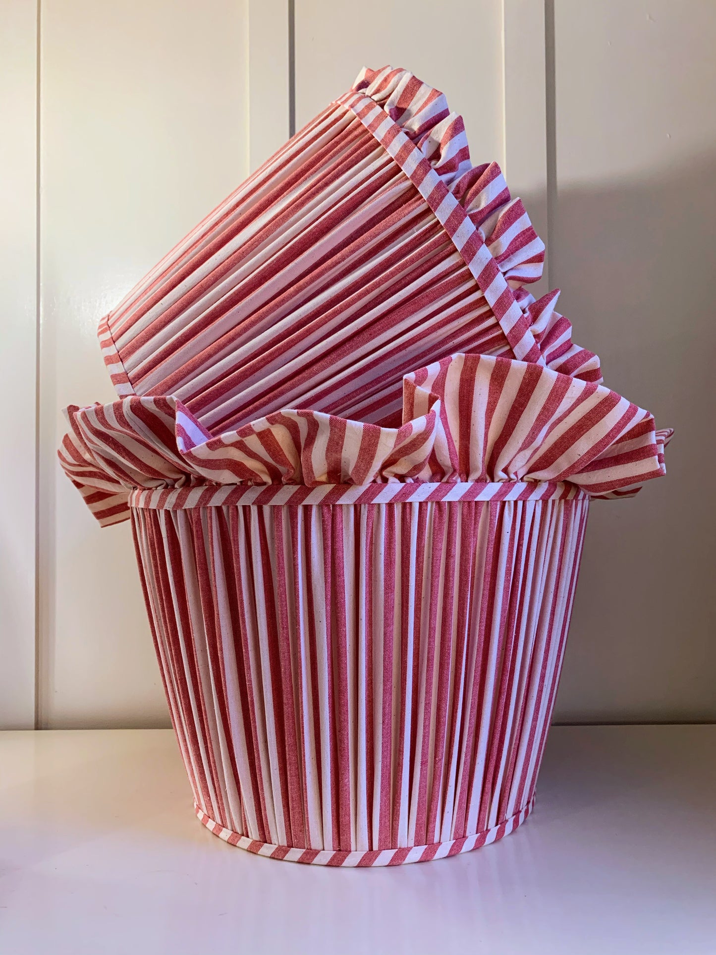 Candy Stripe Ruffle - sewn to order