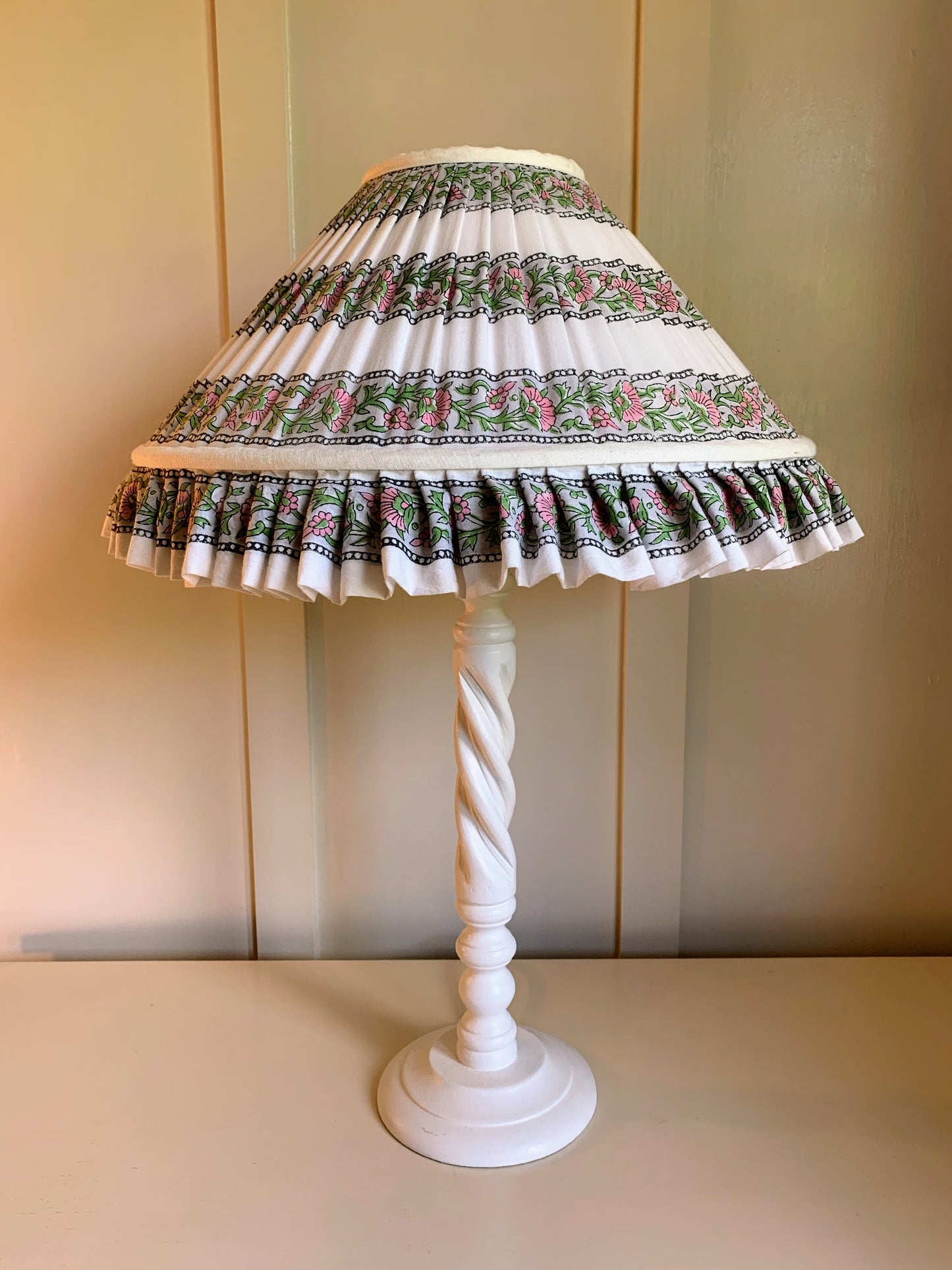 Daisy Stripe Pleated Ruffle