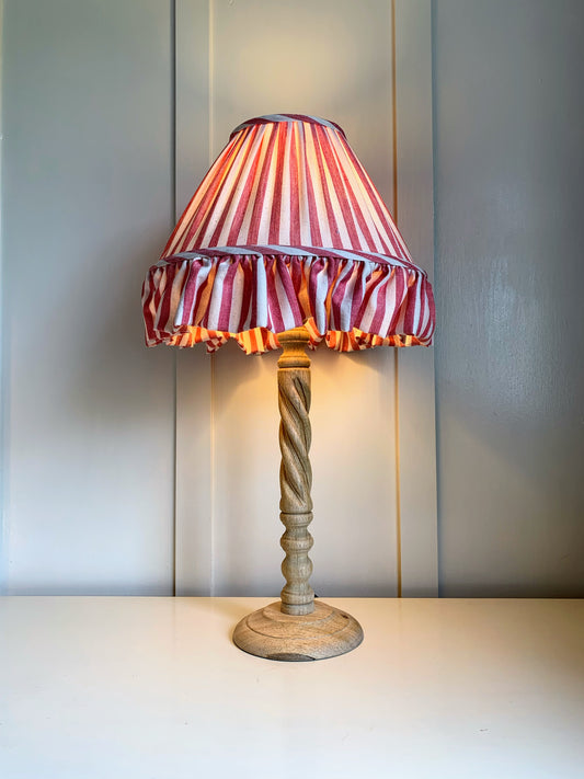 Apple Red Stripe Ruffle