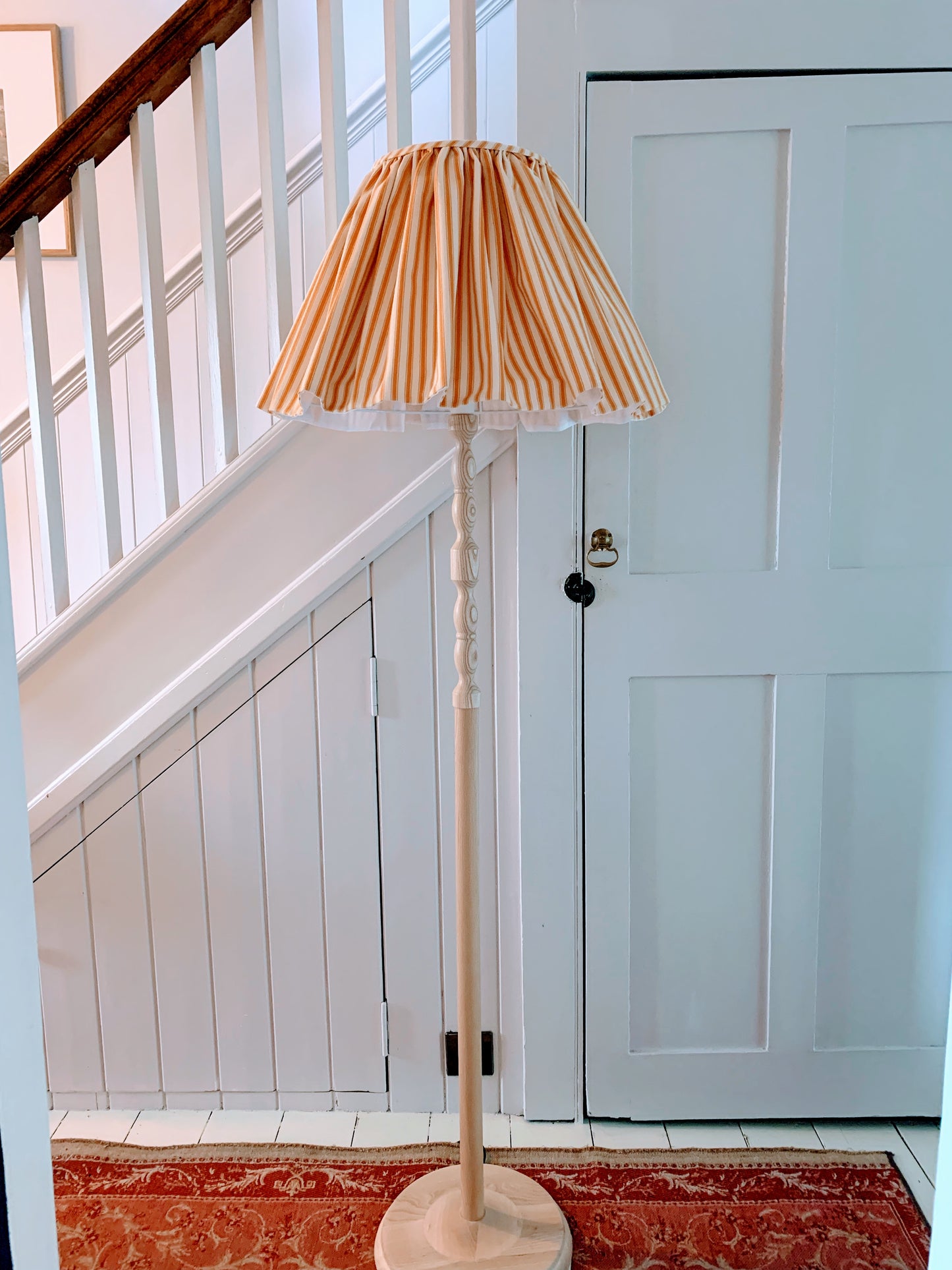 Ticking Petticoat in Ochre