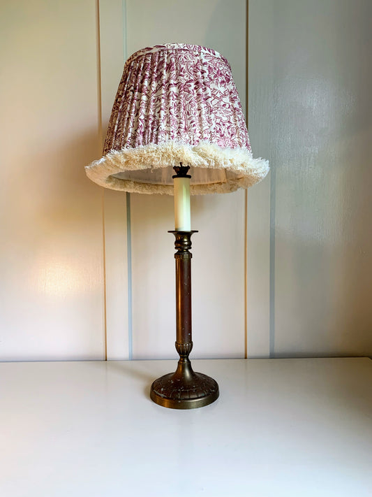 Damson fringe - sewn to order