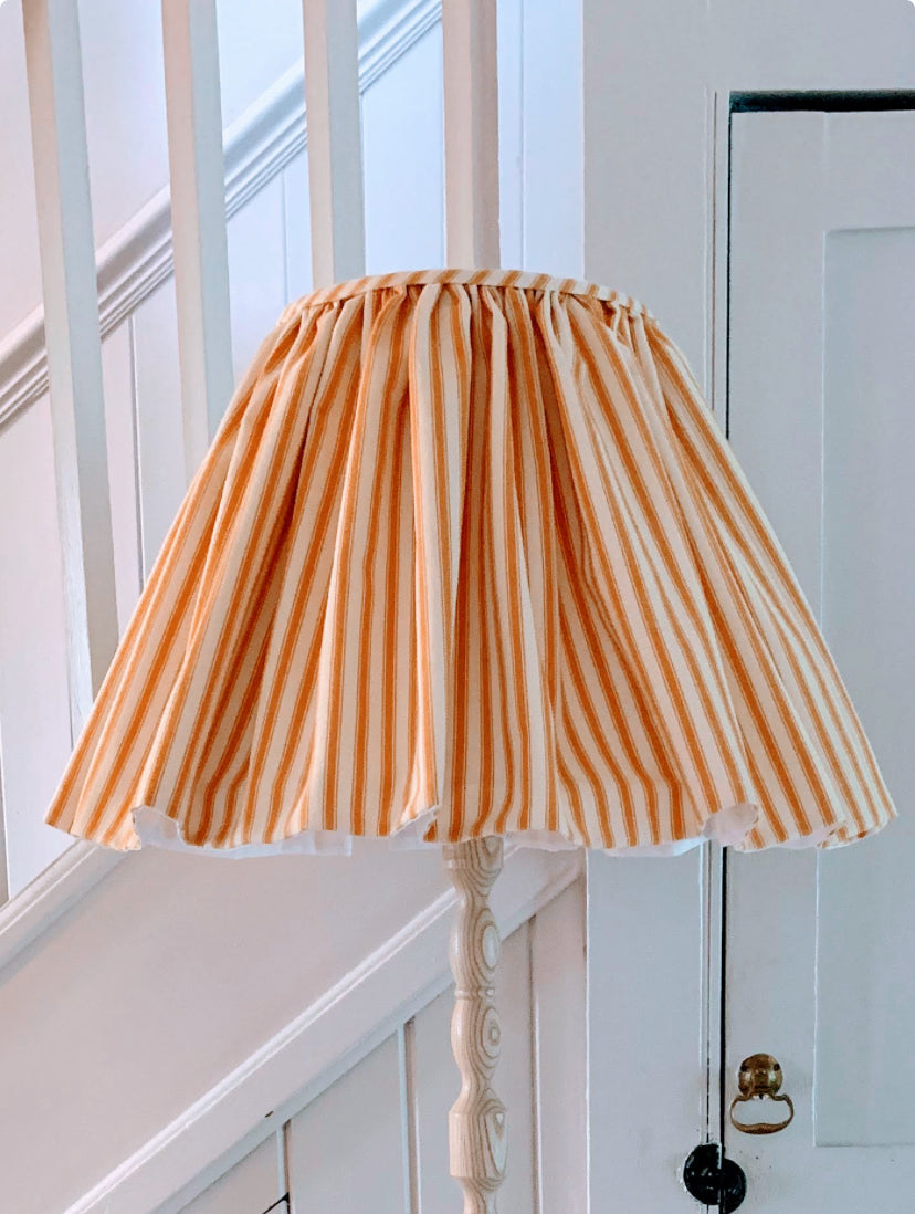 Ticking Petticoat in Ochre