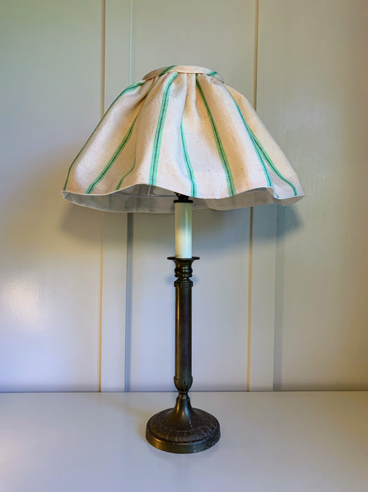 Pistachio Stripe Petticoat - sewn to order