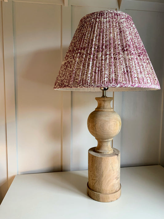 Damson Floral Drum - sewn to order